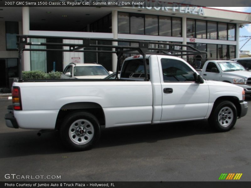 Summit White / Dark Pewter 2007 GMC Sierra 1500 Classic SL Regular Cab