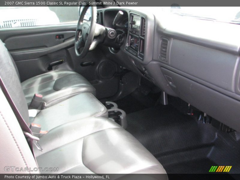 Summit White / Dark Pewter 2007 GMC Sierra 1500 Classic SL Regular Cab