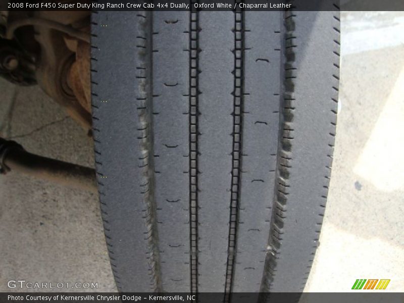 Oxford White / Chaparral Leather 2008 Ford F450 Super Duty King Ranch Crew Cab 4x4 Dually