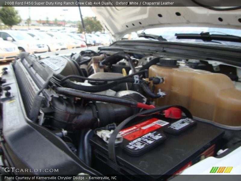 Oxford White / Chaparral Leather 2008 Ford F450 Super Duty King Ranch Crew Cab 4x4 Dually