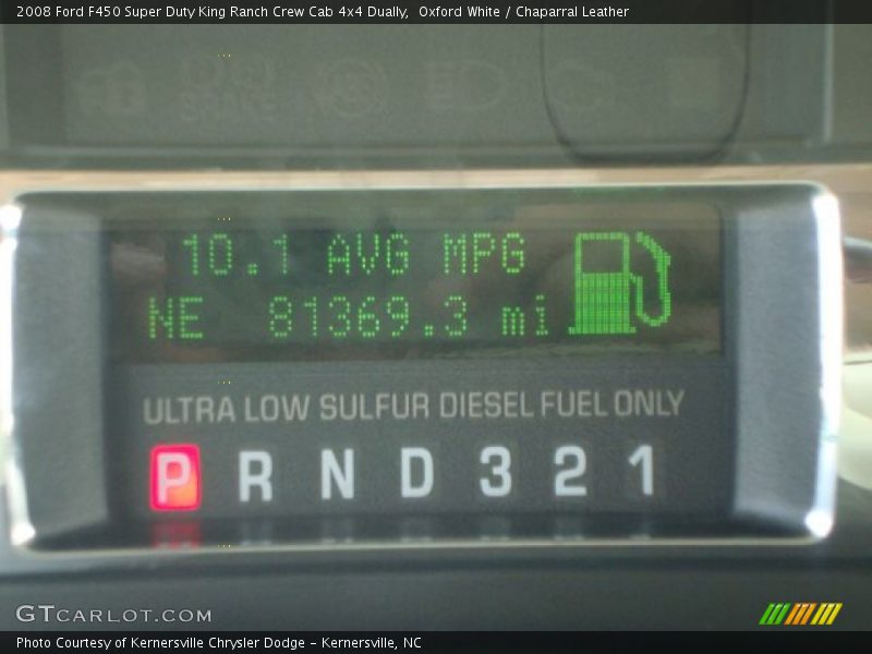 Oxford White / Chaparral Leather 2008 Ford F450 Super Duty King Ranch Crew Cab 4x4 Dually