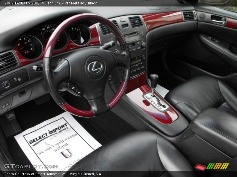 Millennium Silver Metallic / Black 2002 Lexus ES 300