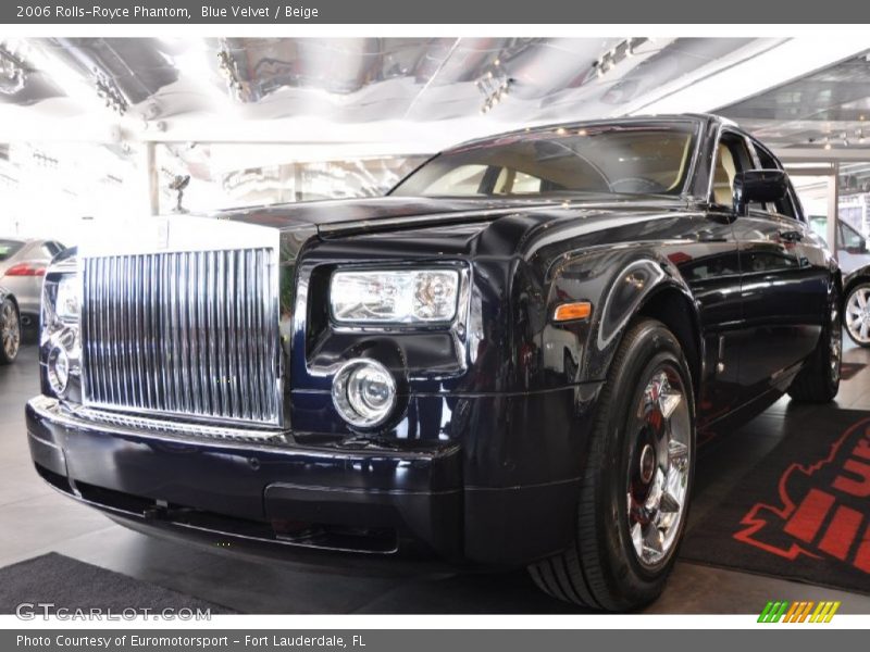 Blue Velvet / Beige 2006 Rolls-Royce Phantom