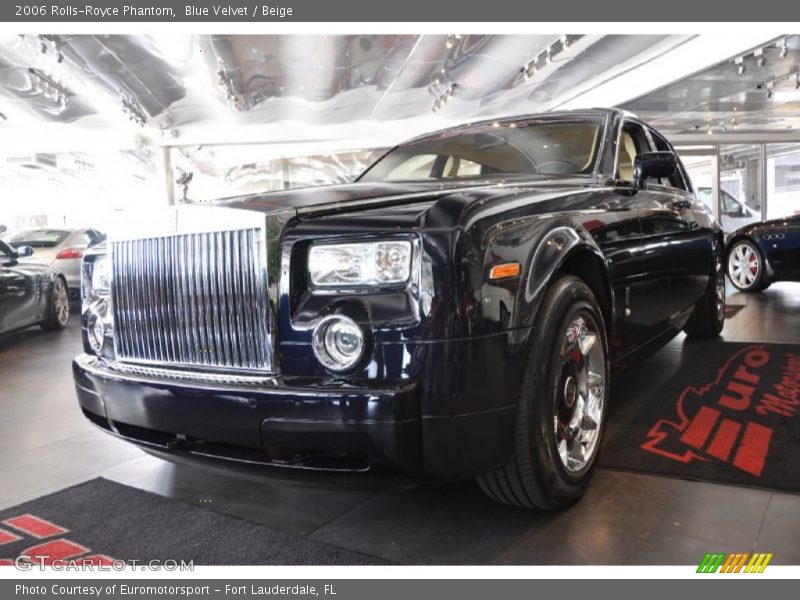 Blue Velvet / Beige 2006 Rolls-Royce Phantom