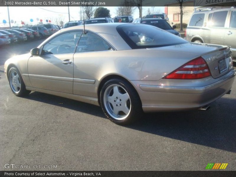 Desert Silver Metallic / Java 2002 Mercedes-Benz CL 500