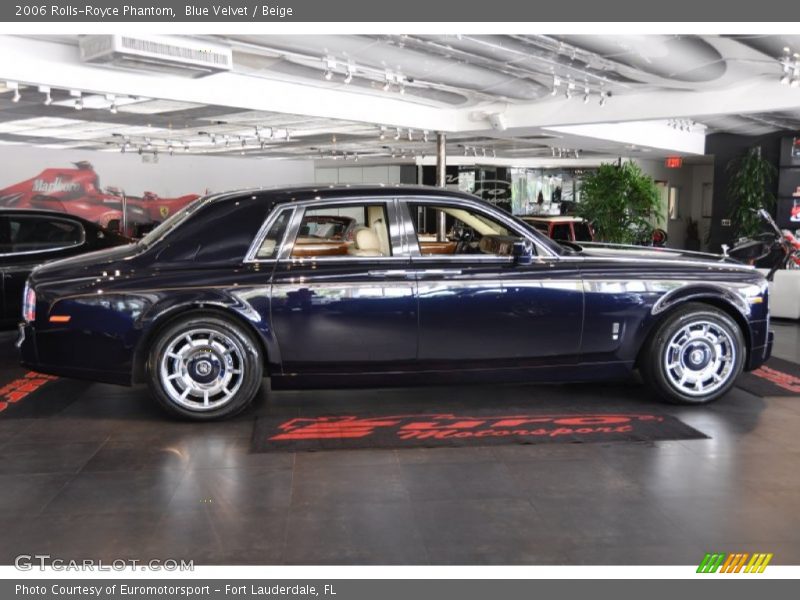 Blue Velvet / Beige 2006 Rolls-Royce Phantom