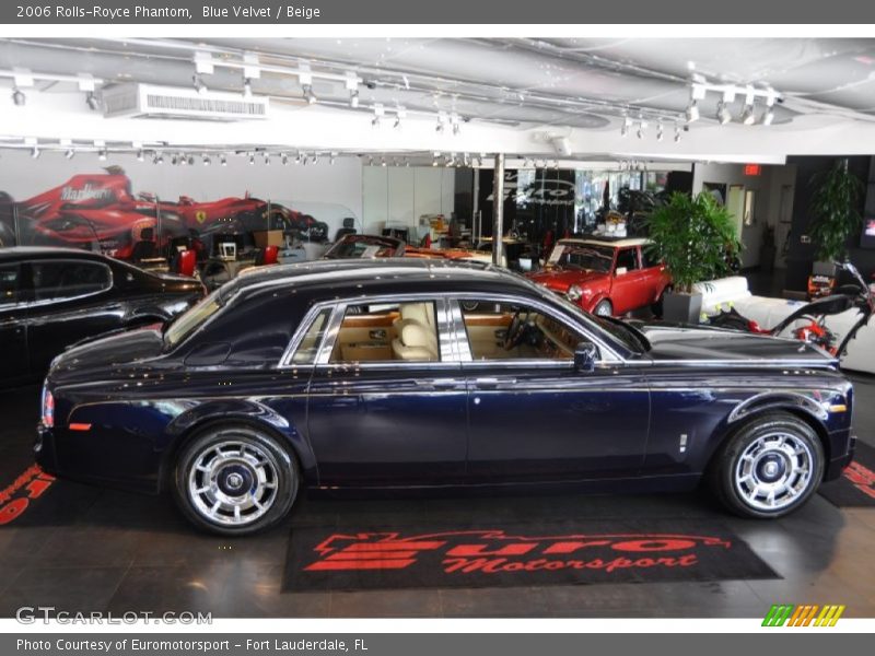 Blue Velvet / Beige 2006 Rolls-Royce Phantom