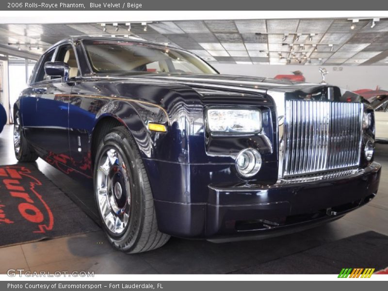Blue Velvet / Beige 2006 Rolls-Royce Phantom