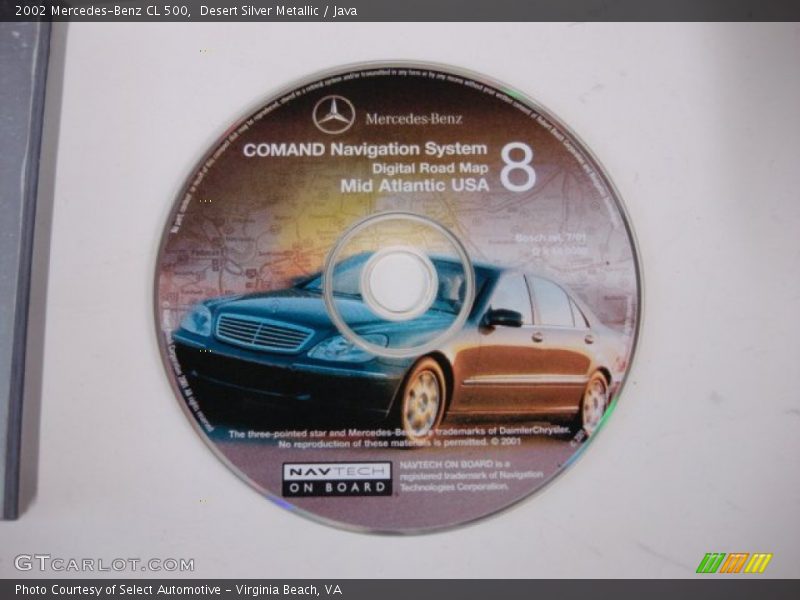 Desert Silver Metallic / Java 2002 Mercedes-Benz CL 500