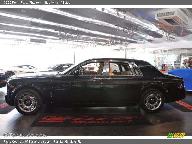 Blue Velvet / Beige 2006 Rolls-Royce Phantom
