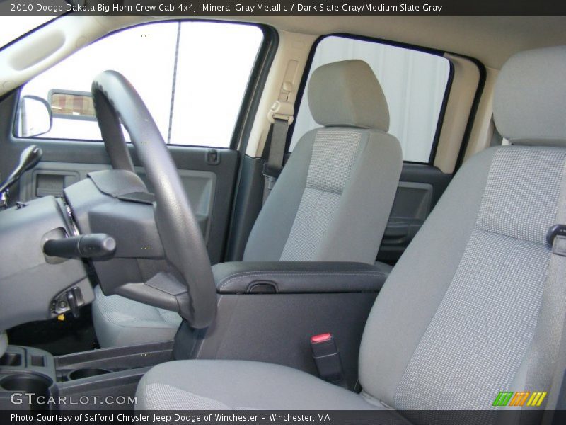 Mineral Gray Metallic / Dark Slate Gray/Medium Slate Gray 2010 Dodge Dakota Big Horn Crew Cab 4x4