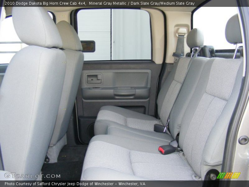 Mineral Gray Metallic / Dark Slate Gray/Medium Slate Gray 2010 Dodge Dakota Big Horn Crew Cab 4x4
