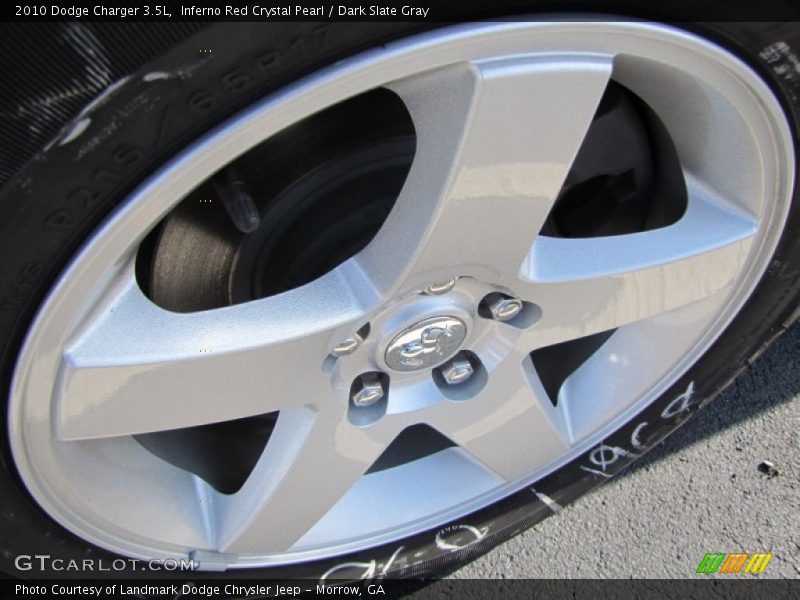 Inferno Red Crystal Pearl / Dark Slate Gray 2010 Dodge Charger 3.5L