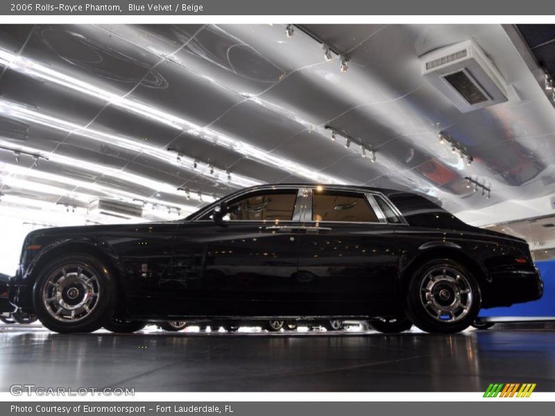 Blue Velvet / Beige 2006 Rolls-Royce Phantom