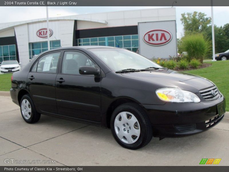 Black / Light Gray 2004 Toyota Corolla CE