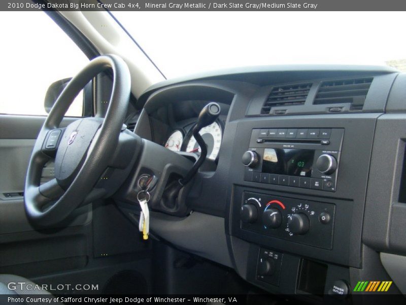 Mineral Gray Metallic / Dark Slate Gray/Medium Slate Gray 2010 Dodge Dakota Big Horn Crew Cab 4x4