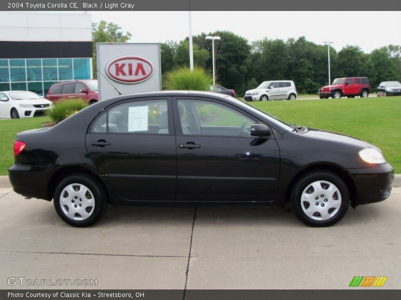 Black / Light Gray 2004 Toyota Corolla CE