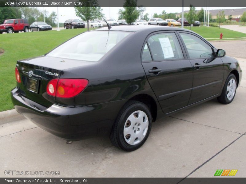 Black / Light Gray 2004 Toyota Corolla CE