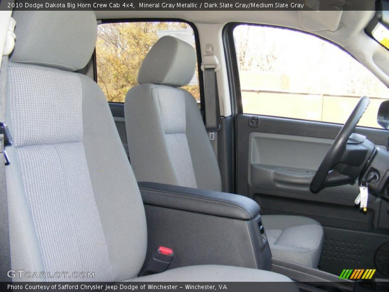 Mineral Gray Metallic / Dark Slate Gray/Medium Slate Gray 2010 Dodge Dakota Big Horn Crew Cab 4x4