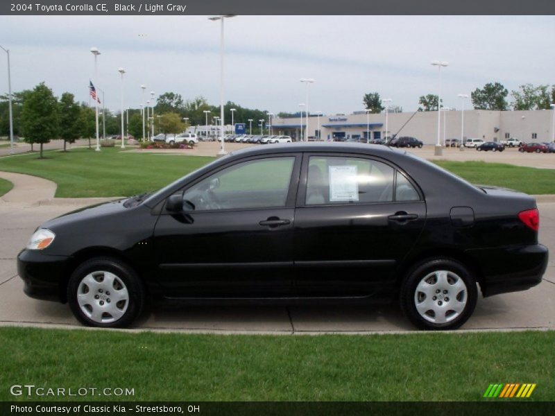 Black / Light Gray 2004 Toyota Corolla CE