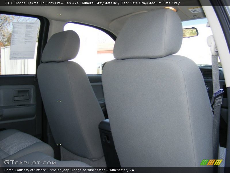 Mineral Gray Metallic / Dark Slate Gray/Medium Slate Gray 2010 Dodge Dakota Big Horn Crew Cab 4x4