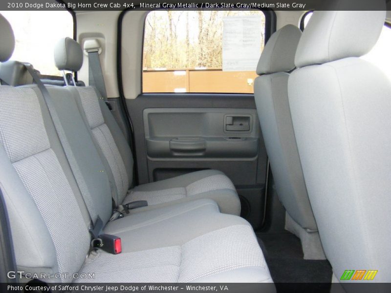 Mineral Gray Metallic / Dark Slate Gray/Medium Slate Gray 2010 Dodge Dakota Big Horn Crew Cab 4x4