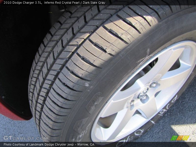 Inferno Red Crystal Pearl / Dark Slate Gray 2010 Dodge Charger 3.5L