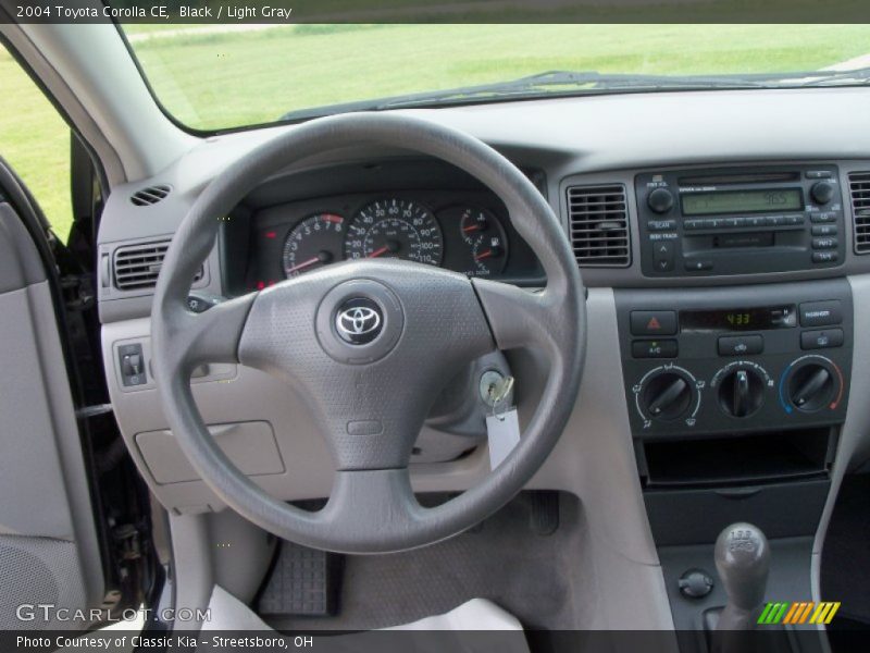 Black / Light Gray 2004 Toyota Corolla CE