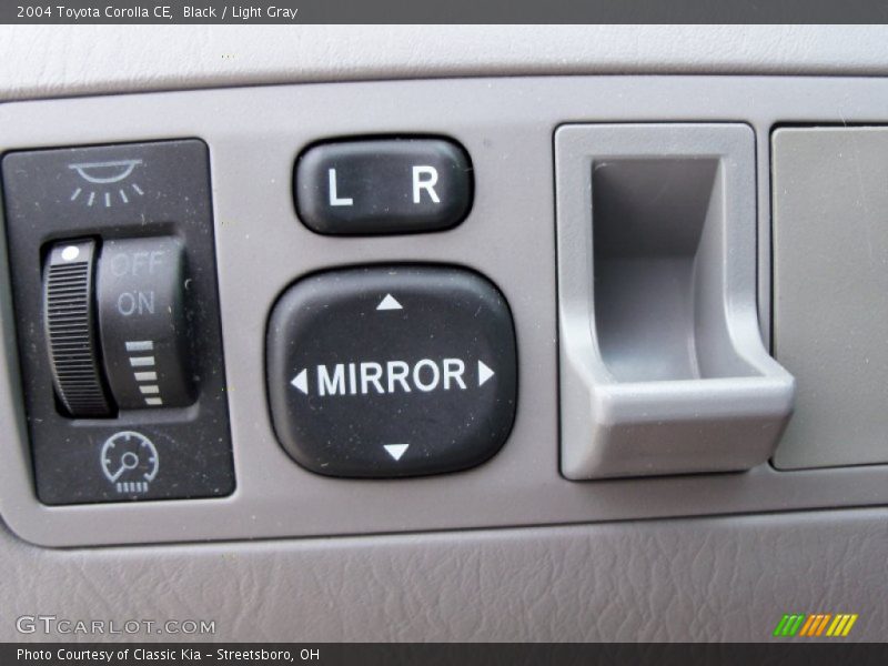 Black / Light Gray 2004 Toyota Corolla CE