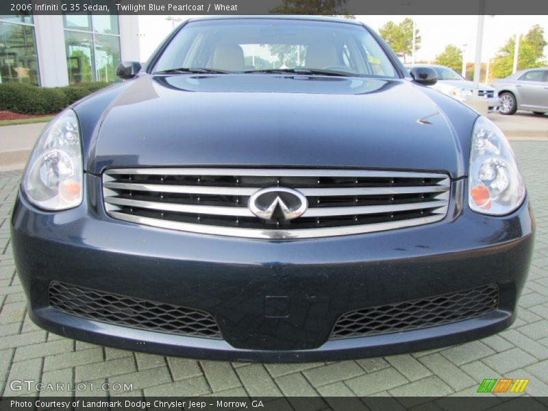 Twilight Blue Pearlcoat / Wheat 2006 Infiniti G 35 Sedan