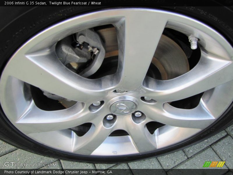 Twilight Blue Pearlcoat / Wheat 2006 Infiniti G 35 Sedan
