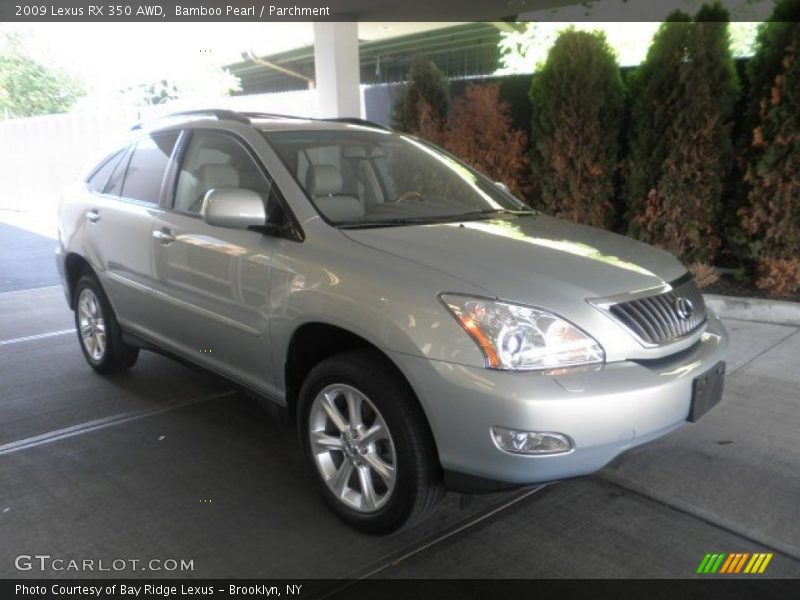 Bamboo Pearl / Parchment 2009 Lexus RX 350 AWD
