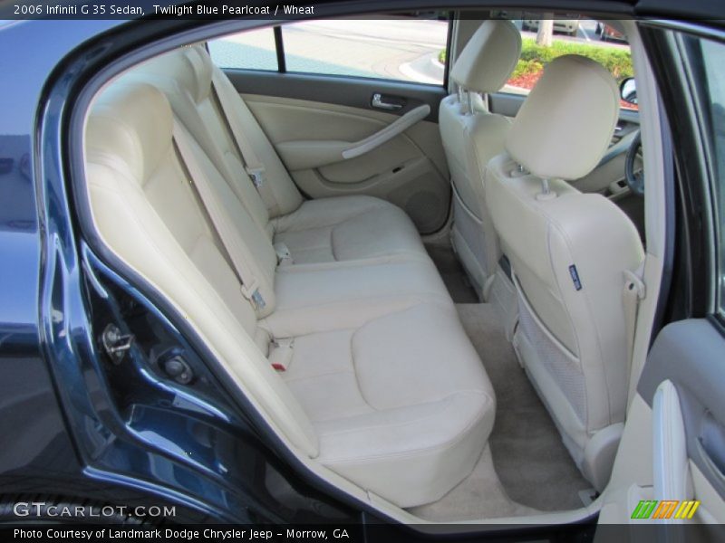 Twilight Blue Pearlcoat / Wheat 2006 Infiniti G 35 Sedan