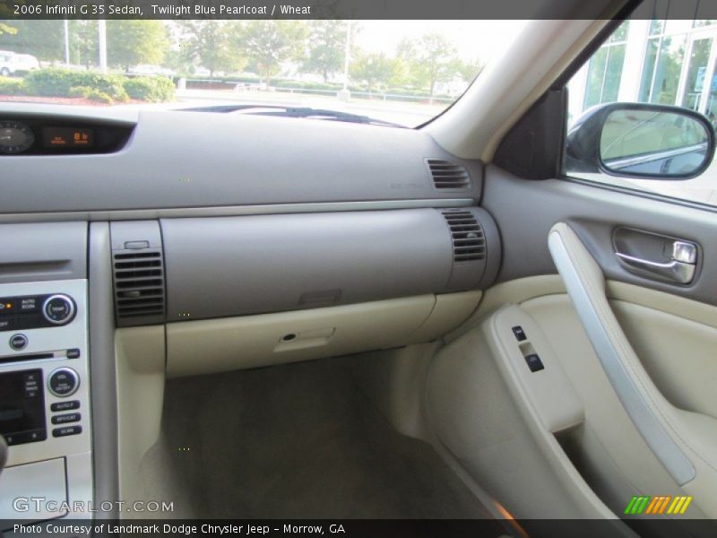 Twilight Blue Pearlcoat / Wheat 2006 Infiniti G 35 Sedan