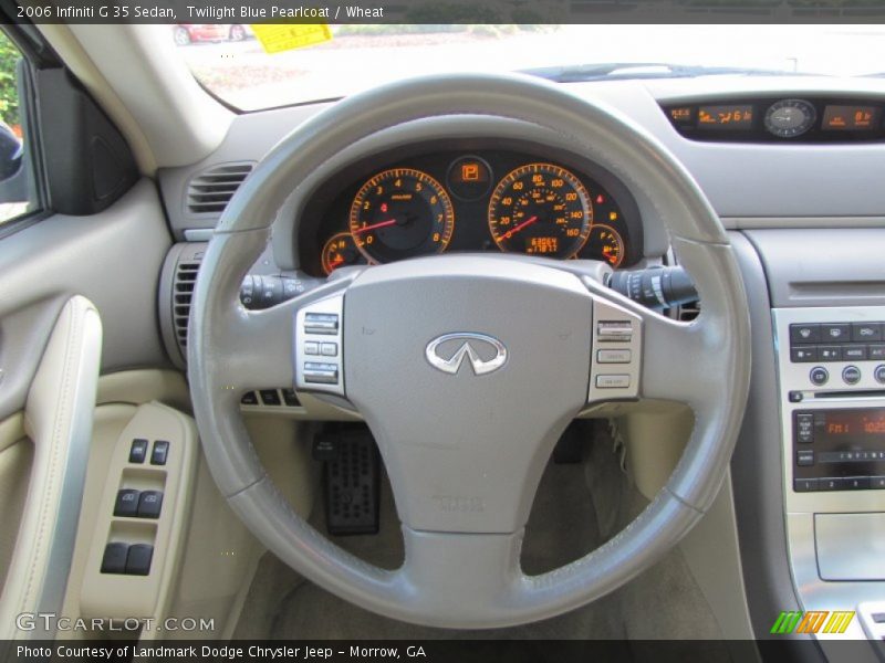 Twilight Blue Pearlcoat / Wheat 2006 Infiniti G 35 Sedan