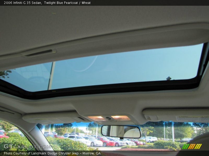 Twilight Blue Pearlcoat / Wheat 2006 Infiniti G 35 Sedan