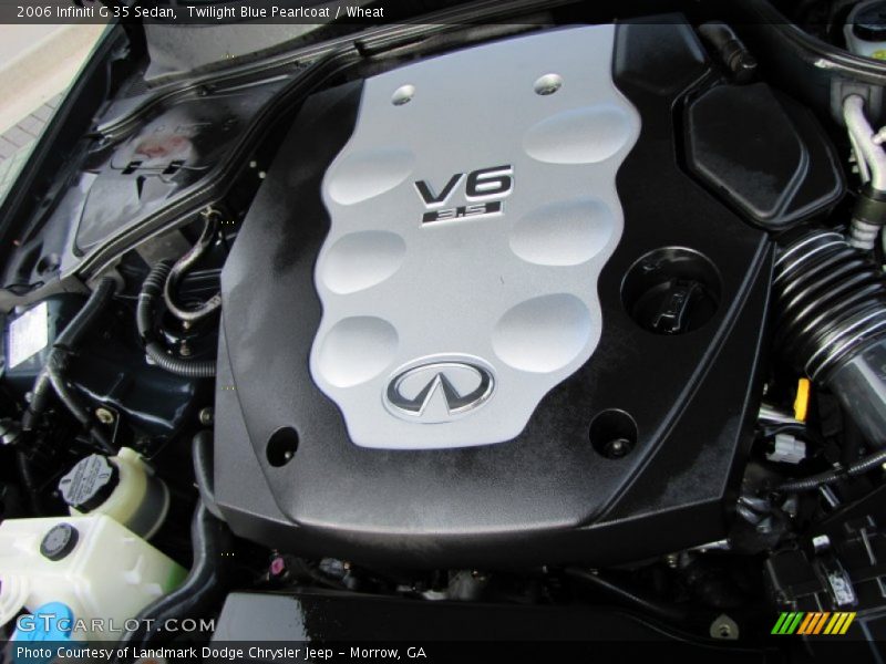 Twilight Blue Pearlcoat / Wheat 2006 Infiniti G 35 Sedan