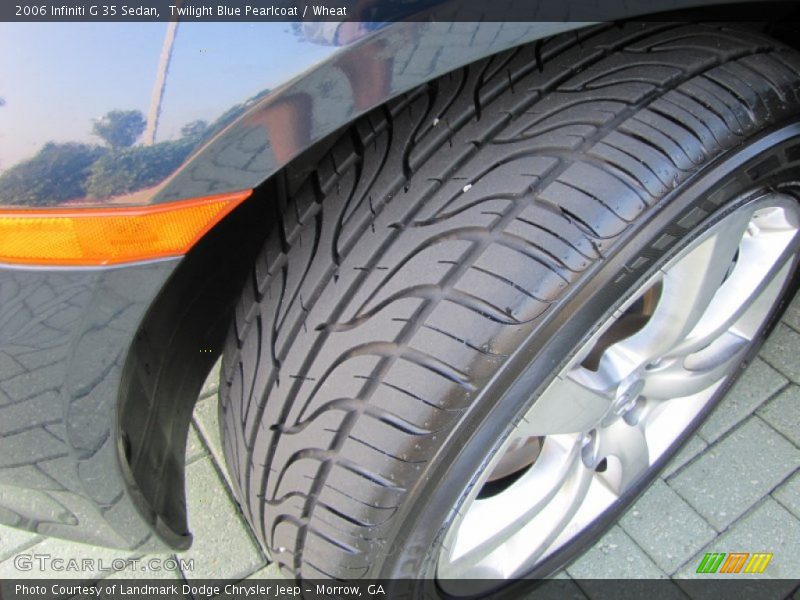 Twilight Blue Pearlcoat / Wheat 2006 Infiniti G 35 Sedan