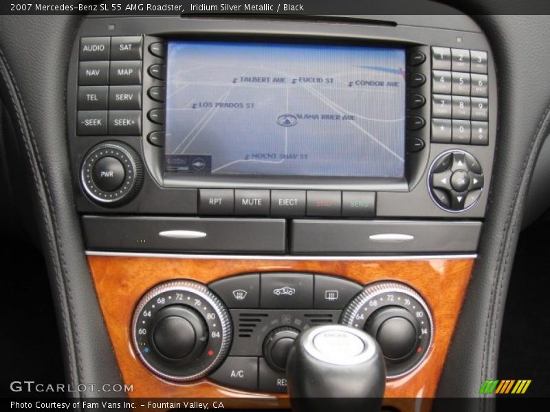 Controls of 2007 SL 55 AMG Roadster