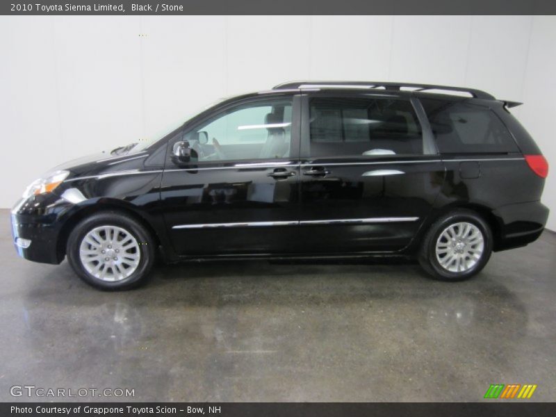 Black / Stone 2010 Toyota Sienna Limited