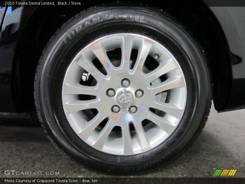 Black / Stone 2010 Toyota Sienna Limited