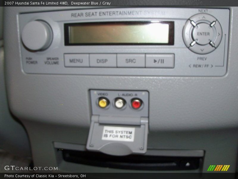 Deepwater Blue / Gray 2007 Hyundai Santa Fe Limited 4WD