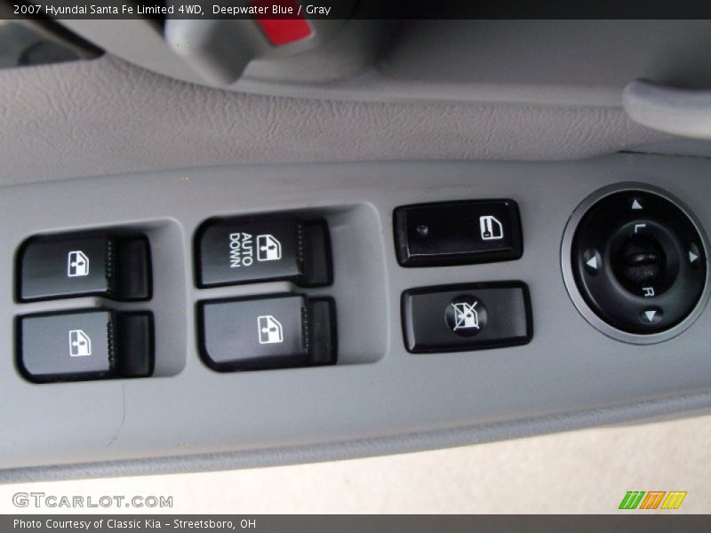 Deepwater Blue / Gray 2007 Hyundai Santa Fe Limited 4WD