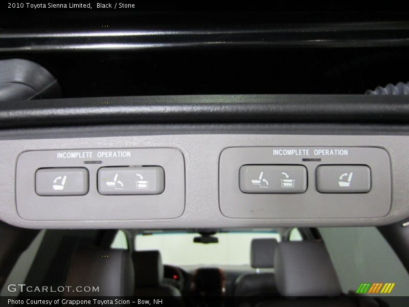 Black / Stone 2010 Toyota Sienna Limited