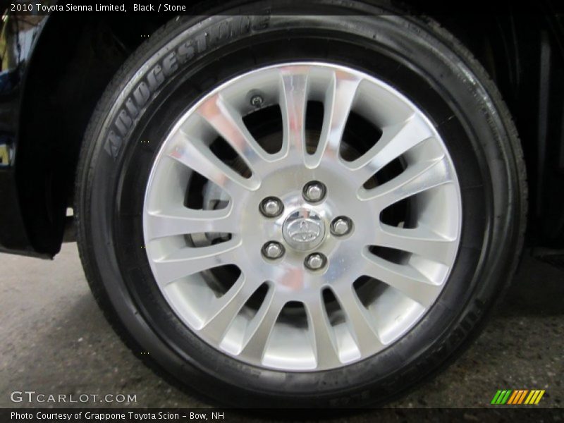 Black / Stone 2010 Toyota Sienna Limited