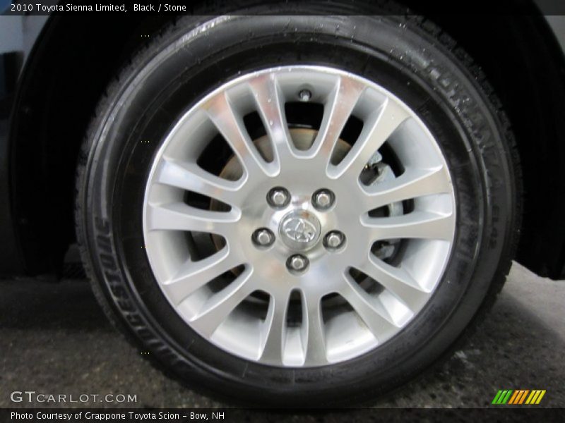 Black / Stone 2010 Toyota Sienna Limited