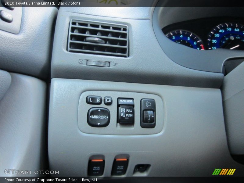Black / Stone 2010 Toyota Sienna Limited