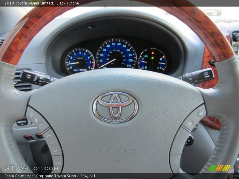 Black / Stone 2010 Toyota Sienna Limited
