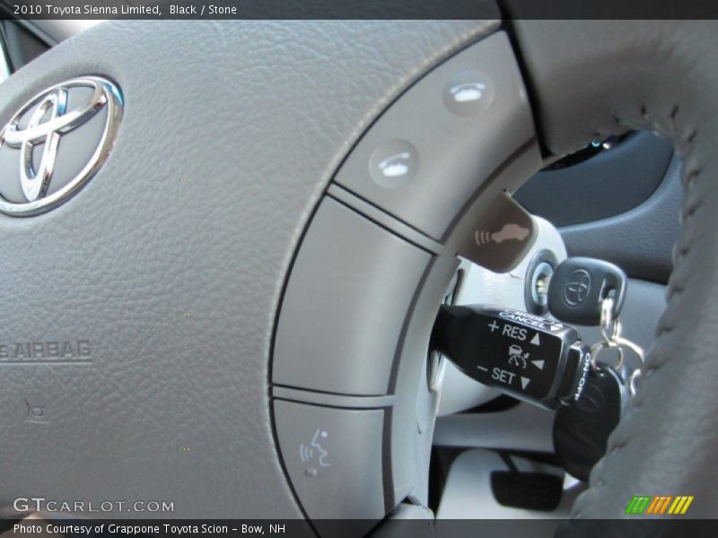 Black / Stone 2010 Toyota Sienna Limited
