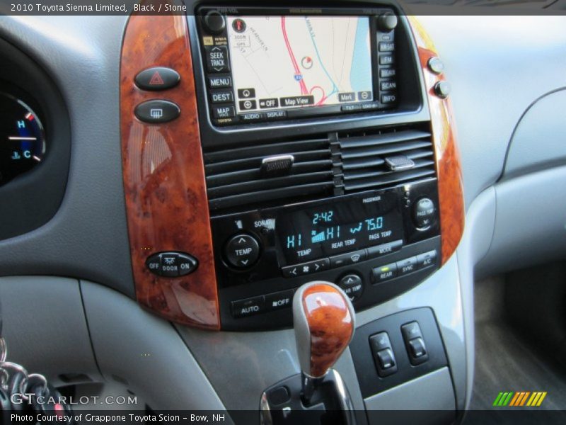 Black / Stone 2010 Toyota Sienna Limited